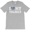 i love my soldier navy camouflage T-Shirt