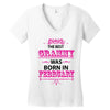 The Best Grammy Was Born In February Women's V-Neck T-Shirt