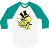 triceratop hat 3/4 Sleeve Shirt