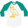 drake, ovoxo owl 3/4 Sleeve Shirt