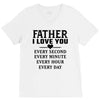 I Love You Father V-Neck Tee