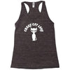 crazy cat lady Racerback Tank