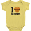 i love burger Baby Bodysuit