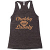 chubby and lovely Racerback Tank