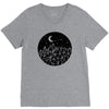 geometric sky V-Neck Tee