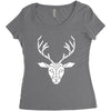 poly deer Women's Triblend Scoop T-shirt