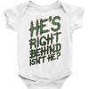 zombie right behind Baby Bodysuit