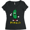 pickles Women's Triblend Scoop T-shirt