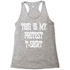 My First Protest T-Shirt Racerback Tank