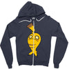 pikachuchu backwards Zipper Hoodie