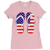 paire de tongues am&eacute;ricaine Ladies Fitted T-Shirt
