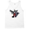 rocket vintage cartoon style Tank Top