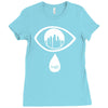 m83 midnight city eye design Ladies Fitted T-Shirt