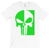 mad engine marvel brand punisher scar glow in the dark T-Shirt