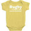 rugby a hooligans game Baby Onesie
