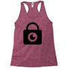 padlock eye Racerback Tank