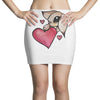 bunny rabbit love Mini Skirts
