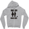 under new management stag night wedding mens Zipper Hoodie