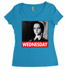wednesday addams Women's Triblend Scoop T-shirt