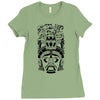 aztec design totem Ladies Fitted T-Shirt