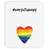 Worth The Wait Rainbow Mousepad