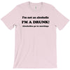 im not an alcoholic im a drunk t shirt x large funny beer pong keg par T-Shirt