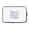 The Universe Is Made Of Protons Neutrons Elektrons And Morons Laptop sleeve