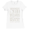 wizards kill wizards Ladies Fitted T-Shirt