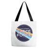 United States Space Force wint Planet Tote Bags