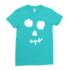 face skull Ladies Fitted T-Shirt