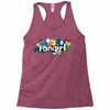 thunder and lightning Racerback Tank