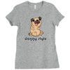 doggy style Ladies Fitted T-Shirt