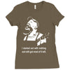 seasick steve folk rock musi Ladies Fitted T-Shirt