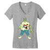 nico nice, the zombie Women's V-Neck T-Shirt