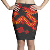 Chinese New Year Symbol Pencil Skirts