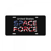 United States Space Force American Flag License Plate
