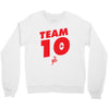 team 10 red Crewneck Sweatshirt