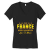 World Champion France 2018 Les Blues Women's V-Neck T-Shirt