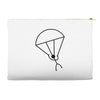 stick man skydiving Accessory Pouches