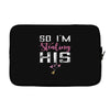 I Stole His Heart Laptop sleeve