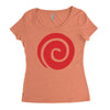 uzumaki clan symbol crest   otaku cosplay anime fan naruto gift expo t Women's Triblend Scoop T-shirt