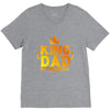 kind dad in the grill V-Neck Tee