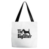 the dogfather beagle Tote Bags