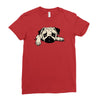 ruff patch rescue mascot Ladies Fitted T-Shirt