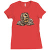 naughty boy Ladies Fitted T-Shirt