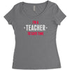 i am a teacher Women's Triblend Scoop T-shirt