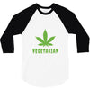 Vegetarian 3/4 Sleeve Shirt
