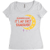 Alhamdullillah It's My First Ramadan Women's Triblend Scoop T-shirt
