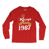 kings are born in 1987 Long Sleeve Shirts