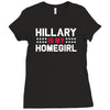hillary is my homegirl funny Ladies Fitted T-Shirt